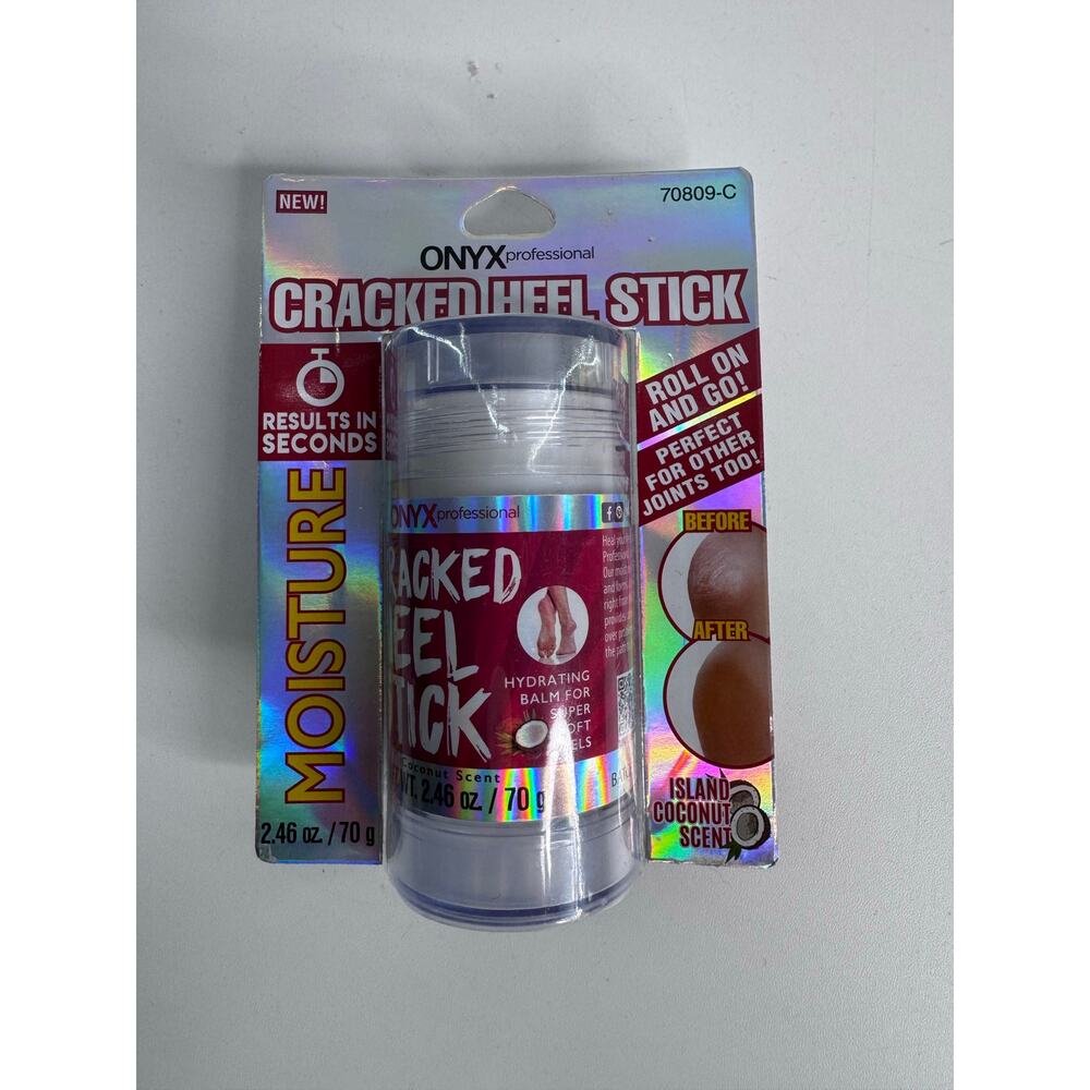 Onyx Professional Cracked Heel Stick Moisturizing Coconut Scent 2.46 oz/70 g